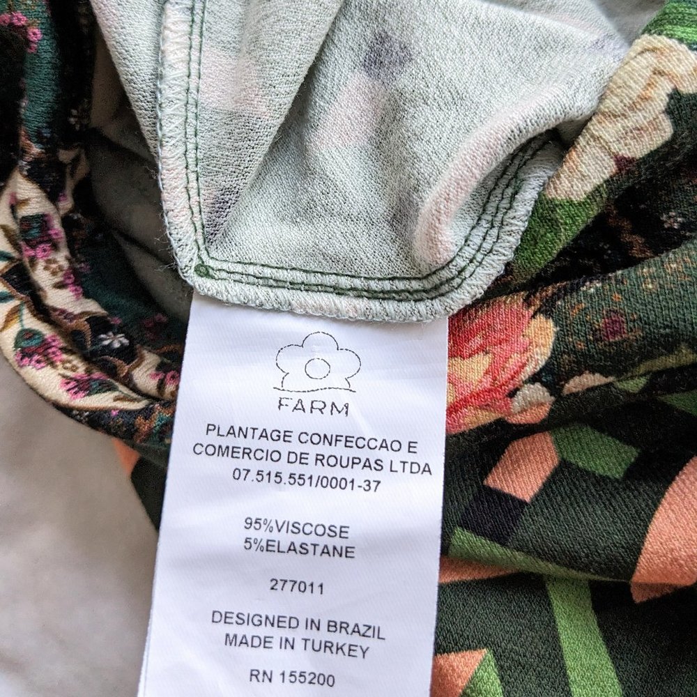 Farm Rio for Anthropologie Wide Leg Printed Pants - Picture 8 of 8